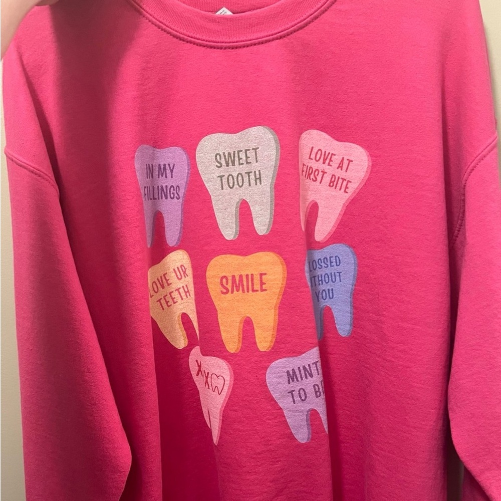 Valentines Day Dentist Sweatshirt, Dentist Gift, Dental Hygiene Gifts, Dental St
